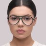 Harquin Gradient Blue & Green PlasticEyeglass Frames for Women for Glasses Direct