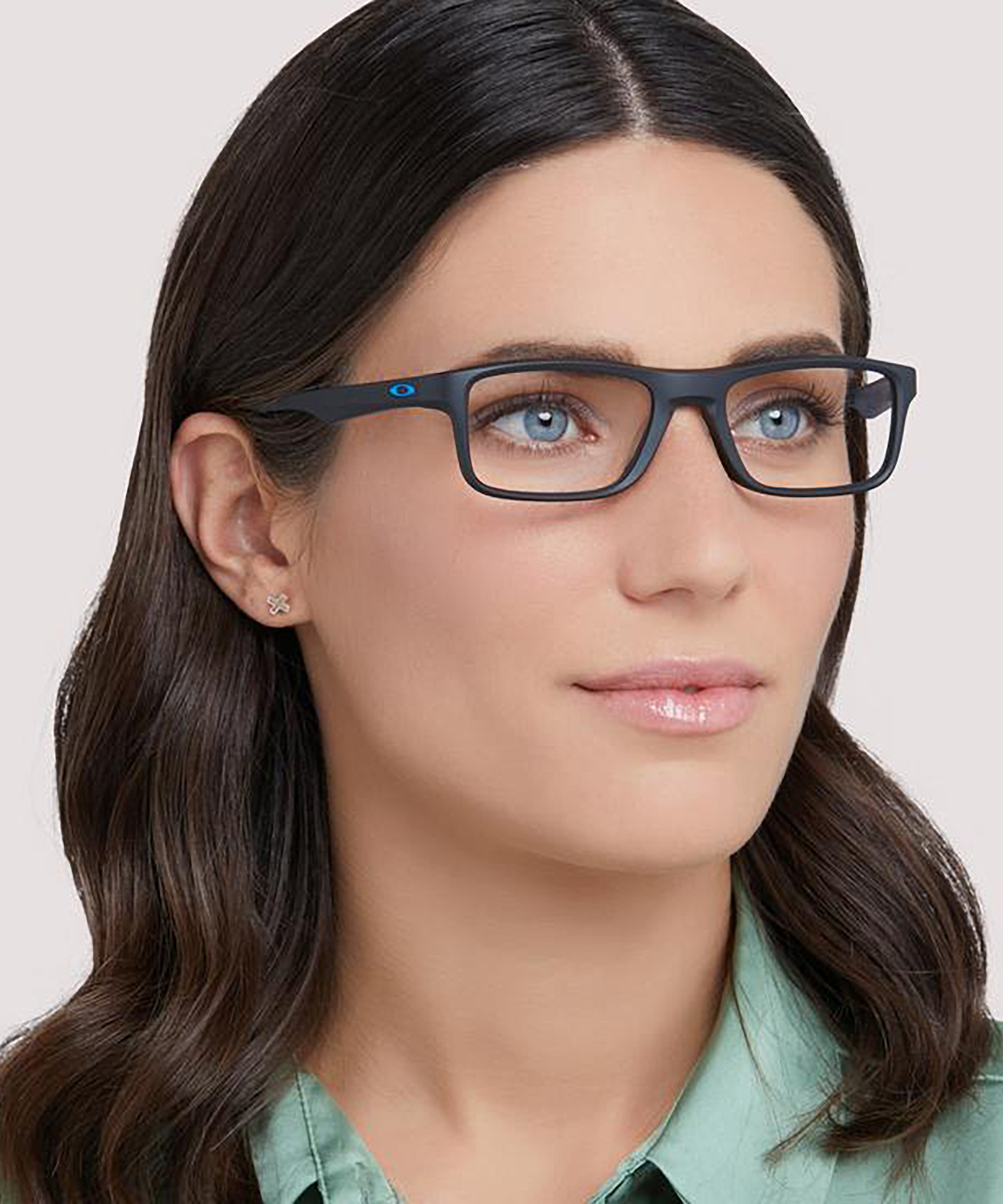 RB7074 Rubber Black PlasticEyeglass Frames for Women for Glasses Direct