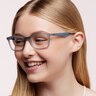RB7047 Transparent Grey PlasticEyeglass Frames for Women for Glasses Direct