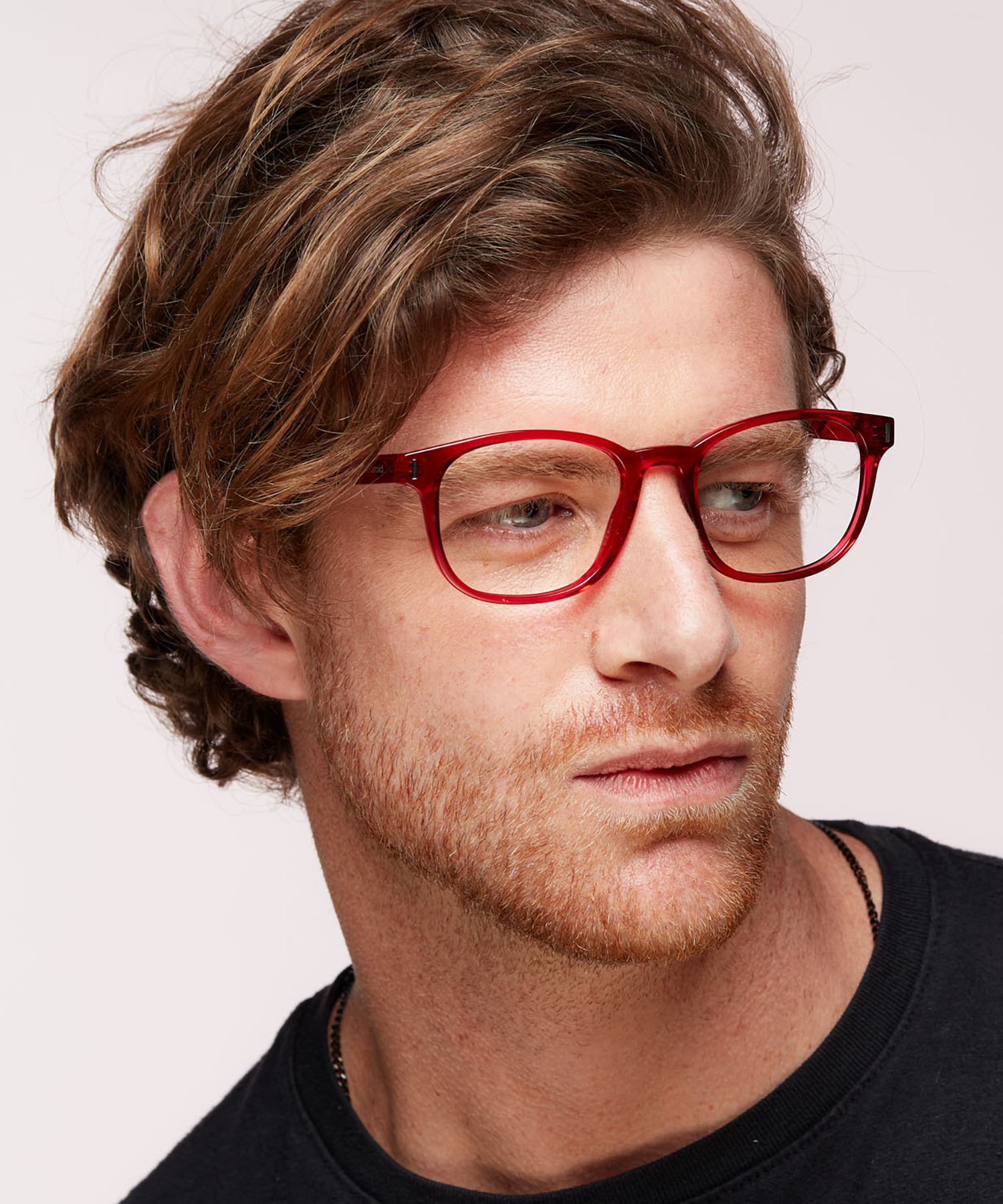 PLD D453 Red PlasticEyeglass Frames for Men for Glasses Direct
