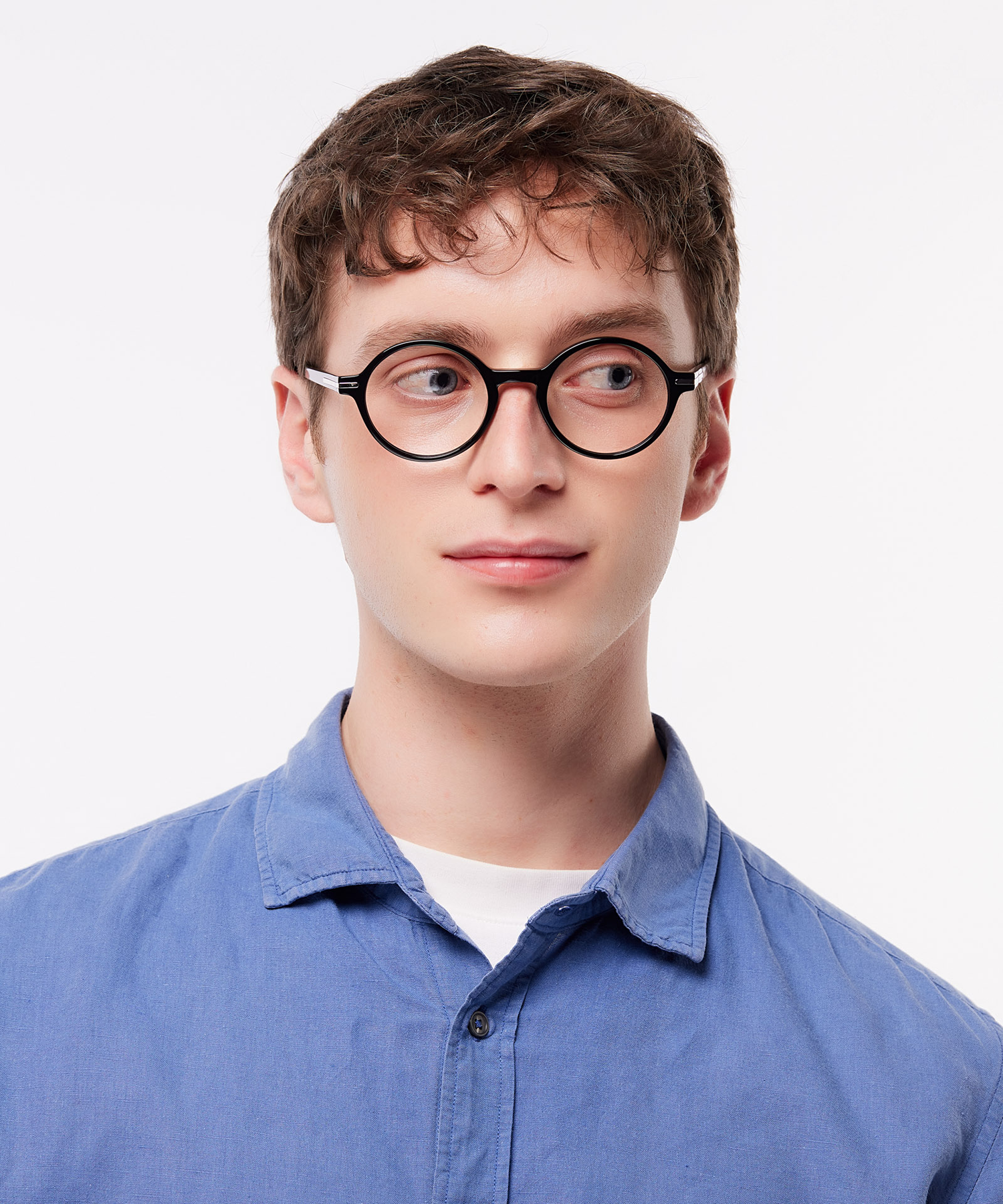 Kilburn Black AcetateEyeglass Frames for Men for Glasses Direct