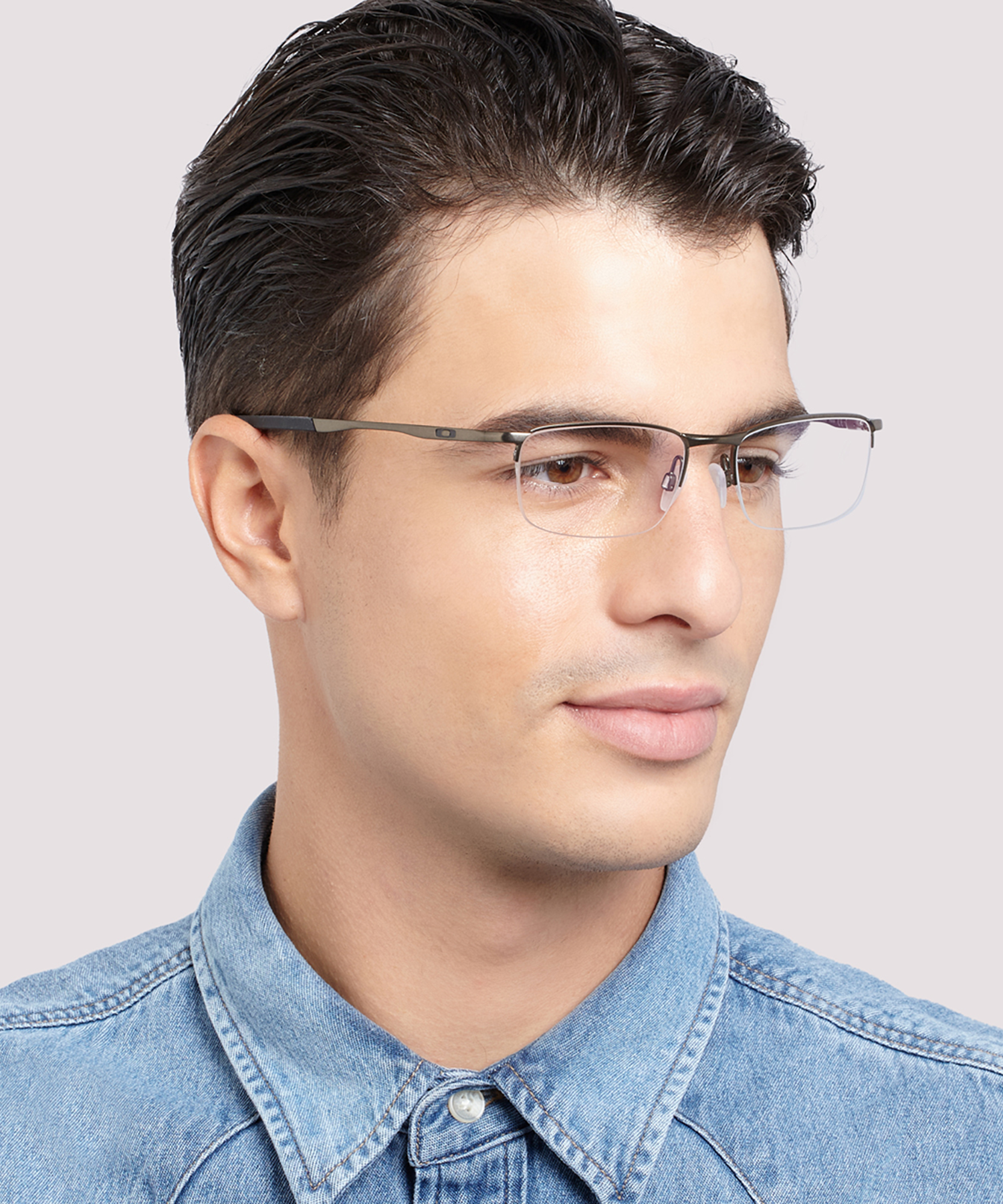 Barrelhouse™ 0.5 Pewter MetalEyeglass Frames for Men for Glasses Direct