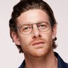 LV 1059 Blue MetalEyeglass Frames for Men for Glasses Direct