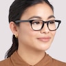 Andi Black AcetateEyeglass Frames for Women for Glasses Direct