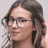 RB6512 Black MetalEyeglass Frames for Women for Glasses Direct