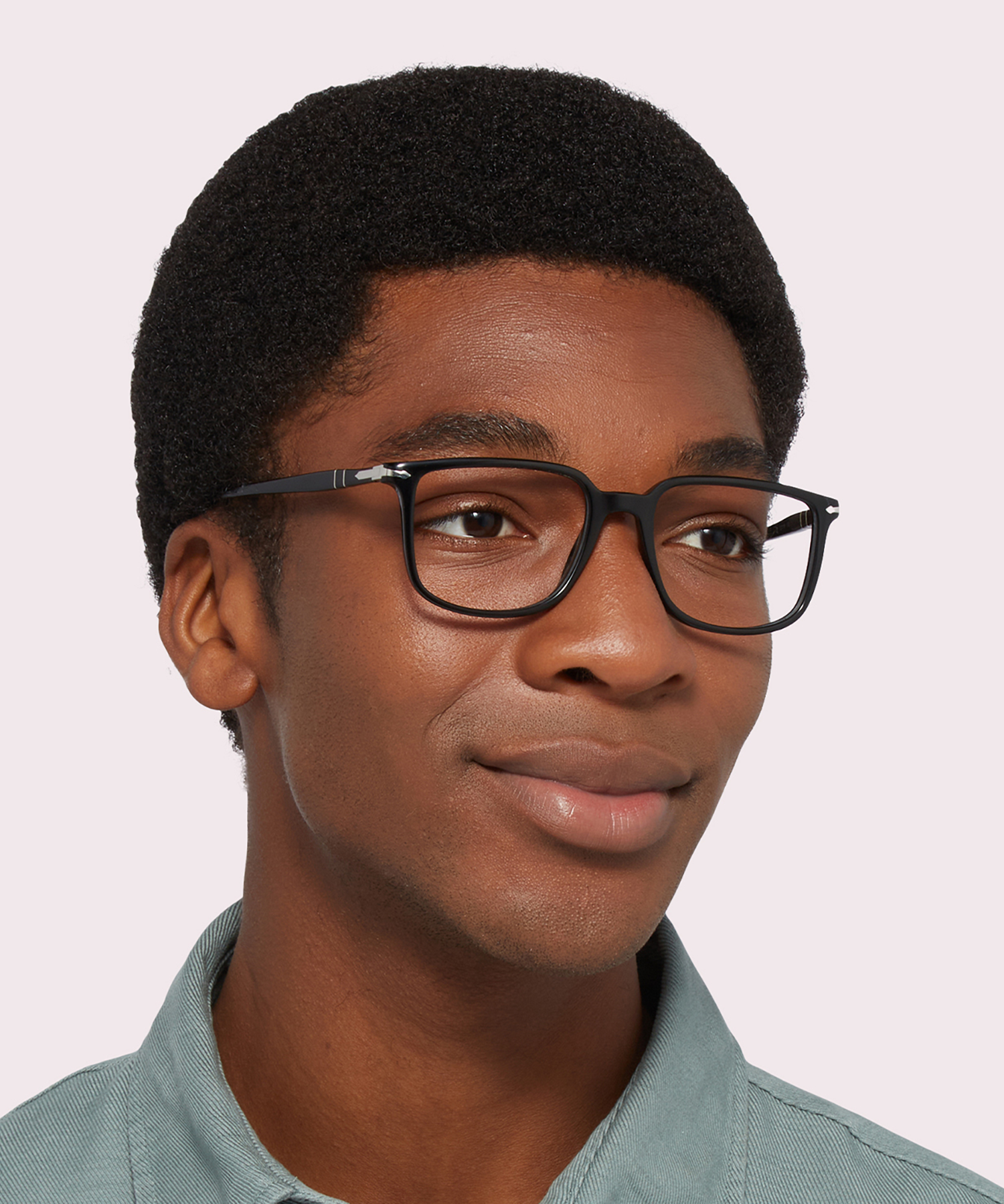 PO3275V Black AcetateEyeglass Frames for Men for Glasses Direct