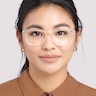 Lucas Clear & Brown AcetateSunglass Frames for Women for Glasses Direct