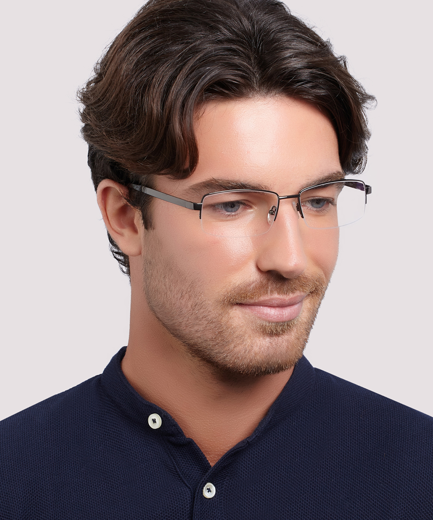 Taylor Gunmetal MetalSunglass Frames for Men for Glasses Direct