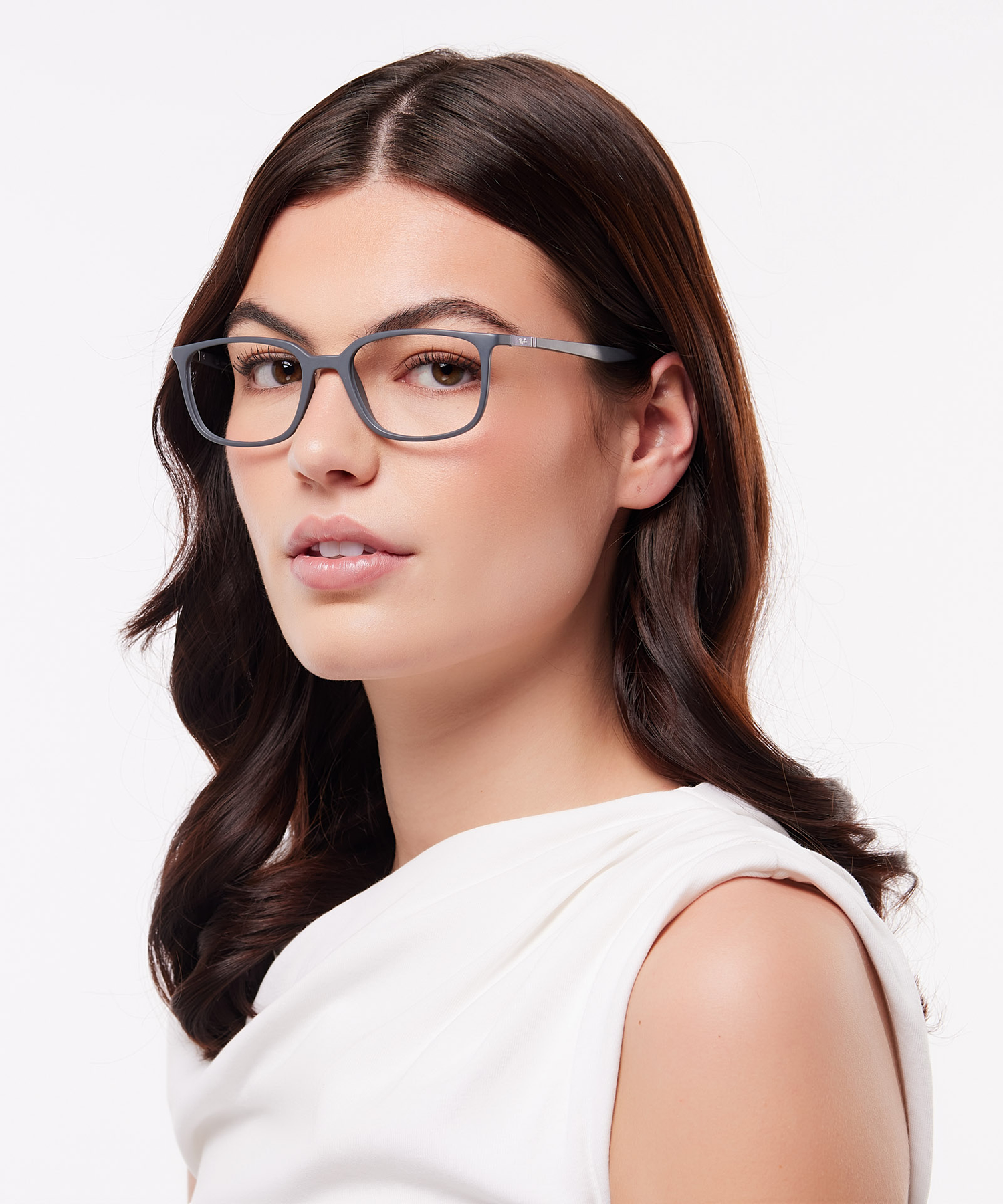 RB7208 Grey PlasticEyeglass Frames for Women for Glasses Direct