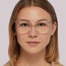 Darcie Clear AcetateEyeglass Frames for Women for Glasses Direct