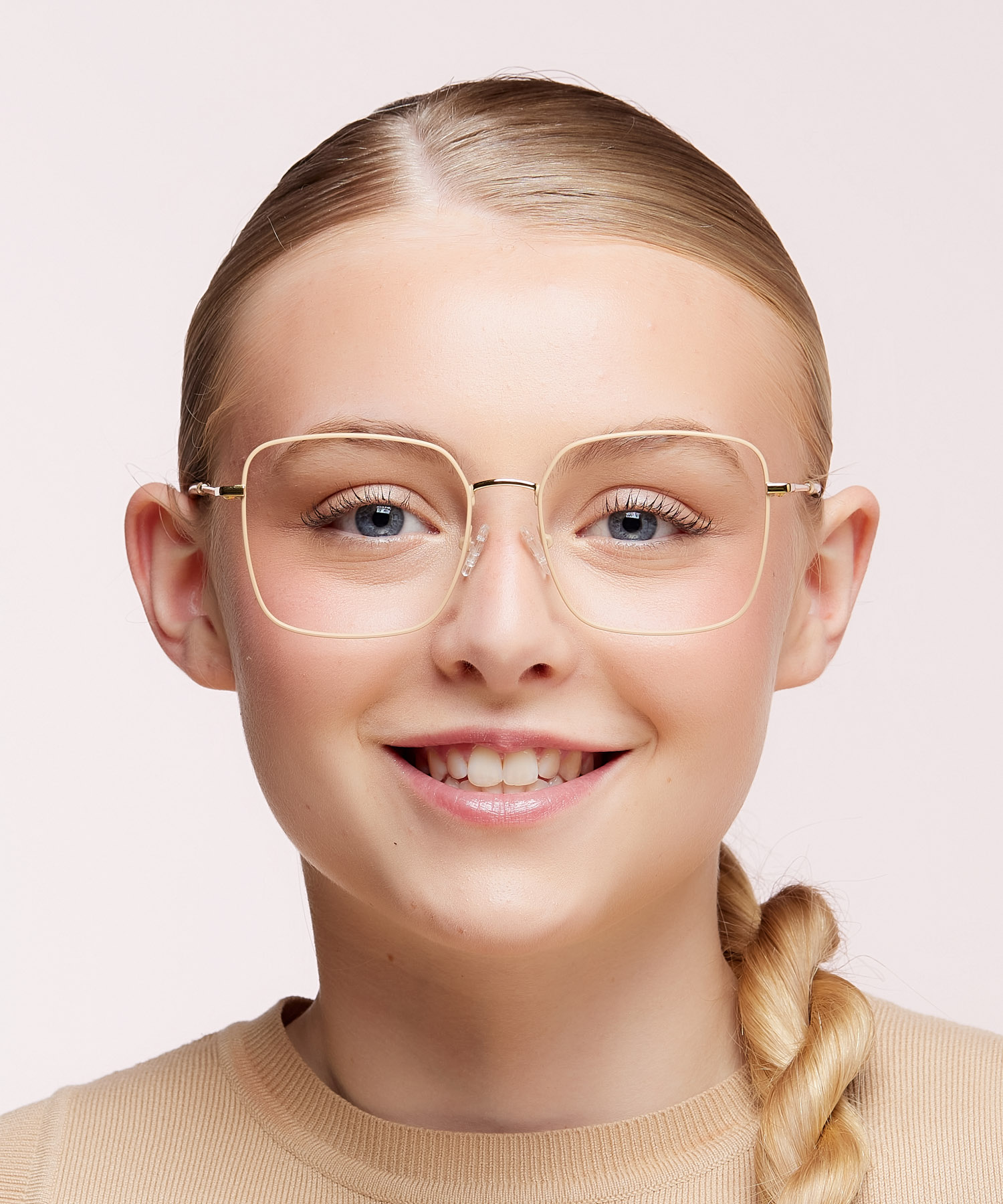 Venezia Cream MetalEyeglass Frames for Women for Glasses Direct