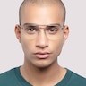 RB6444 Silver MetalEyeglass Frames for Men for Glasses Direct