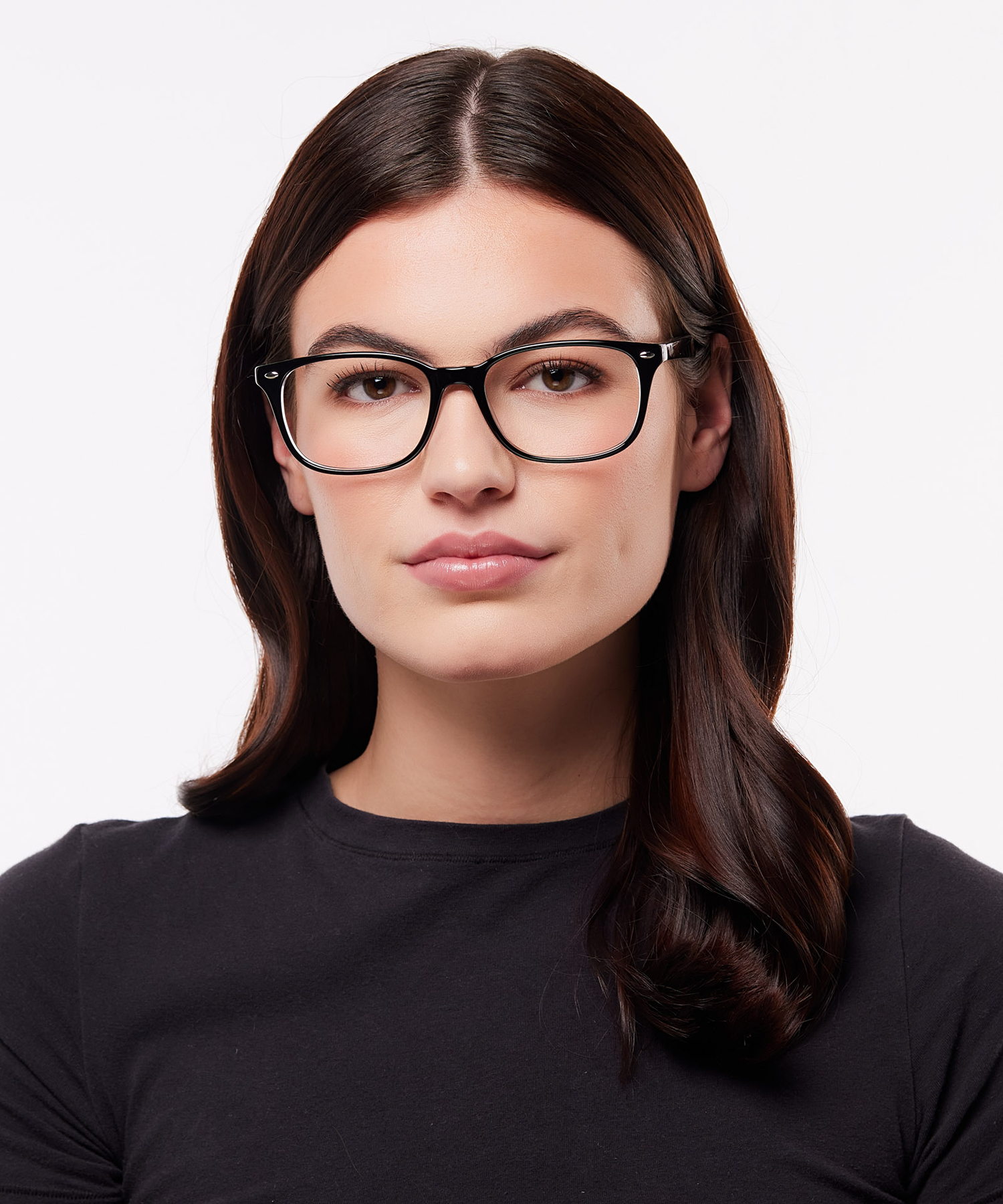 RB5375 Black On Transparent AcetateEyeglass Frames for Women for Glasses Direct