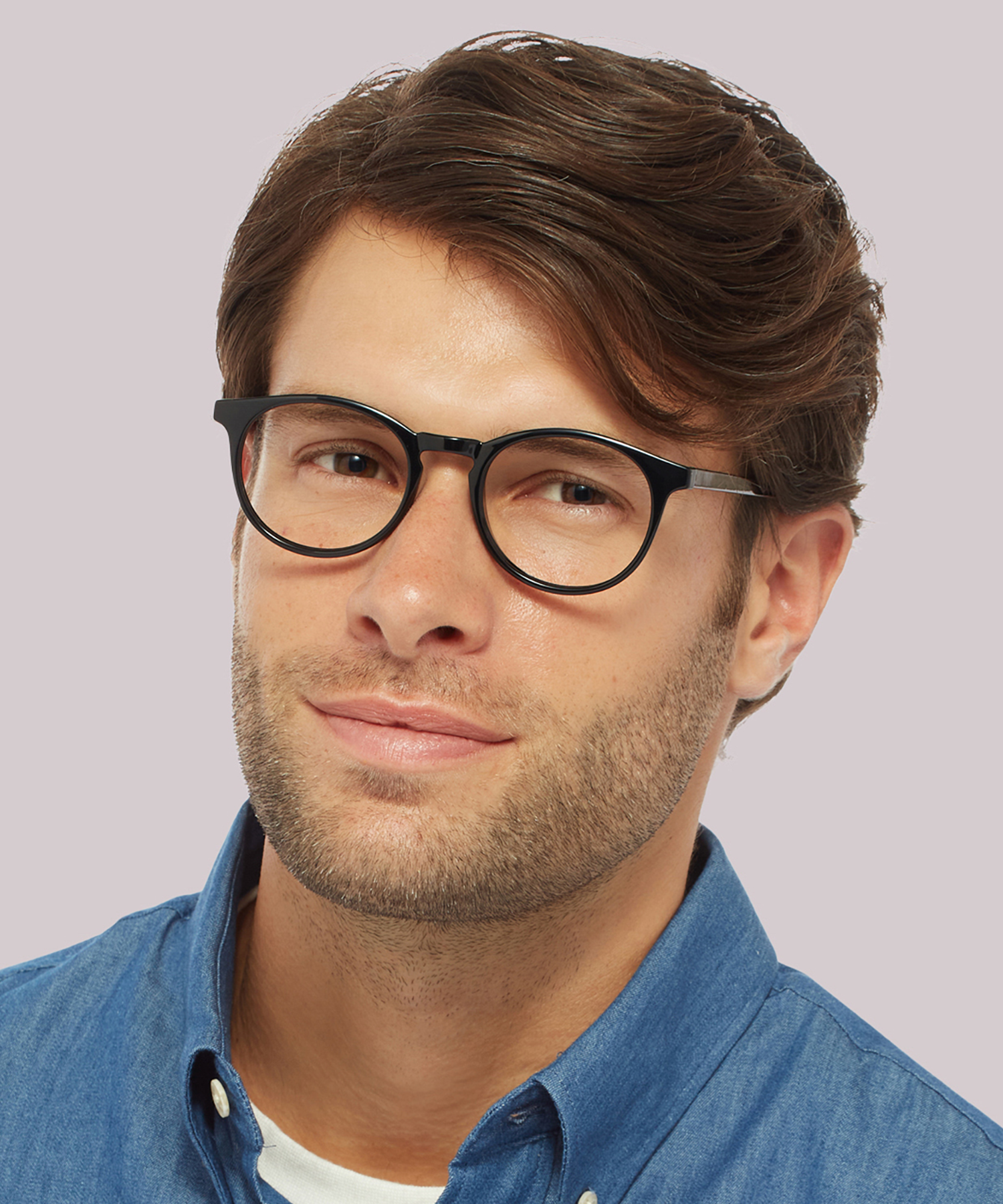 Deon Black PlasticEyeglass Frames for Men for Glasses Direct