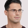 Ellis Black MetalEyeglass Frames for Men for Glasses Direct