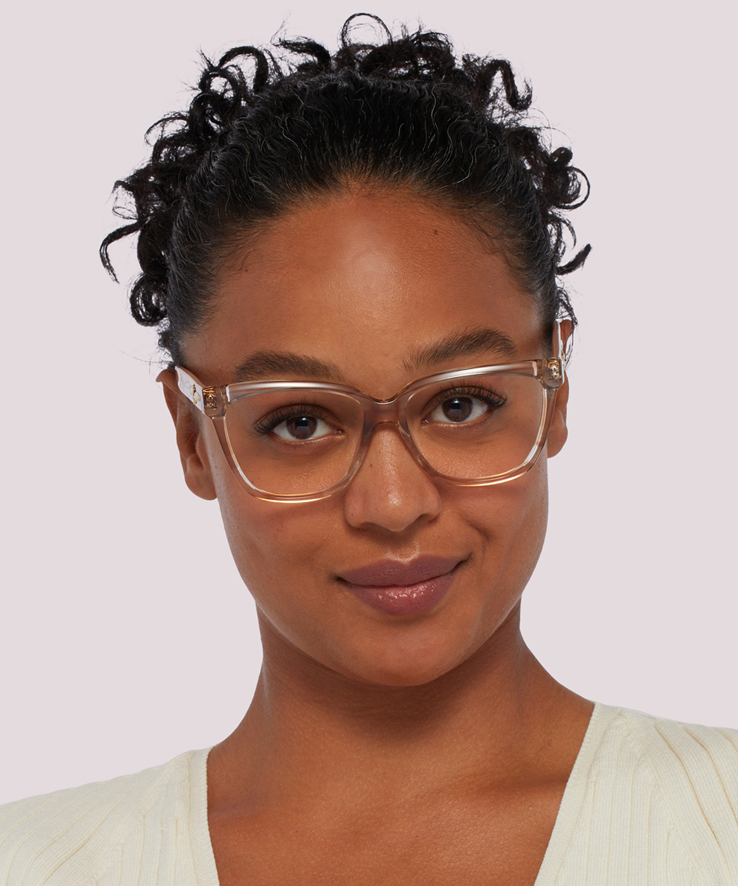JC335 Clear PlasticEyeglass Frames for Women for Glasses Direct
