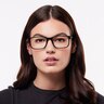 RB7241D Black PlasticEyeglass Frames for Women for Glasses Direct
