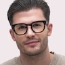 RB0298V Striped Havana AcetateEyeglass Frames for Men for Glasses Direct