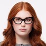 DG3385 Black AcetateEyeglass Frames for Women for Glasses Direct