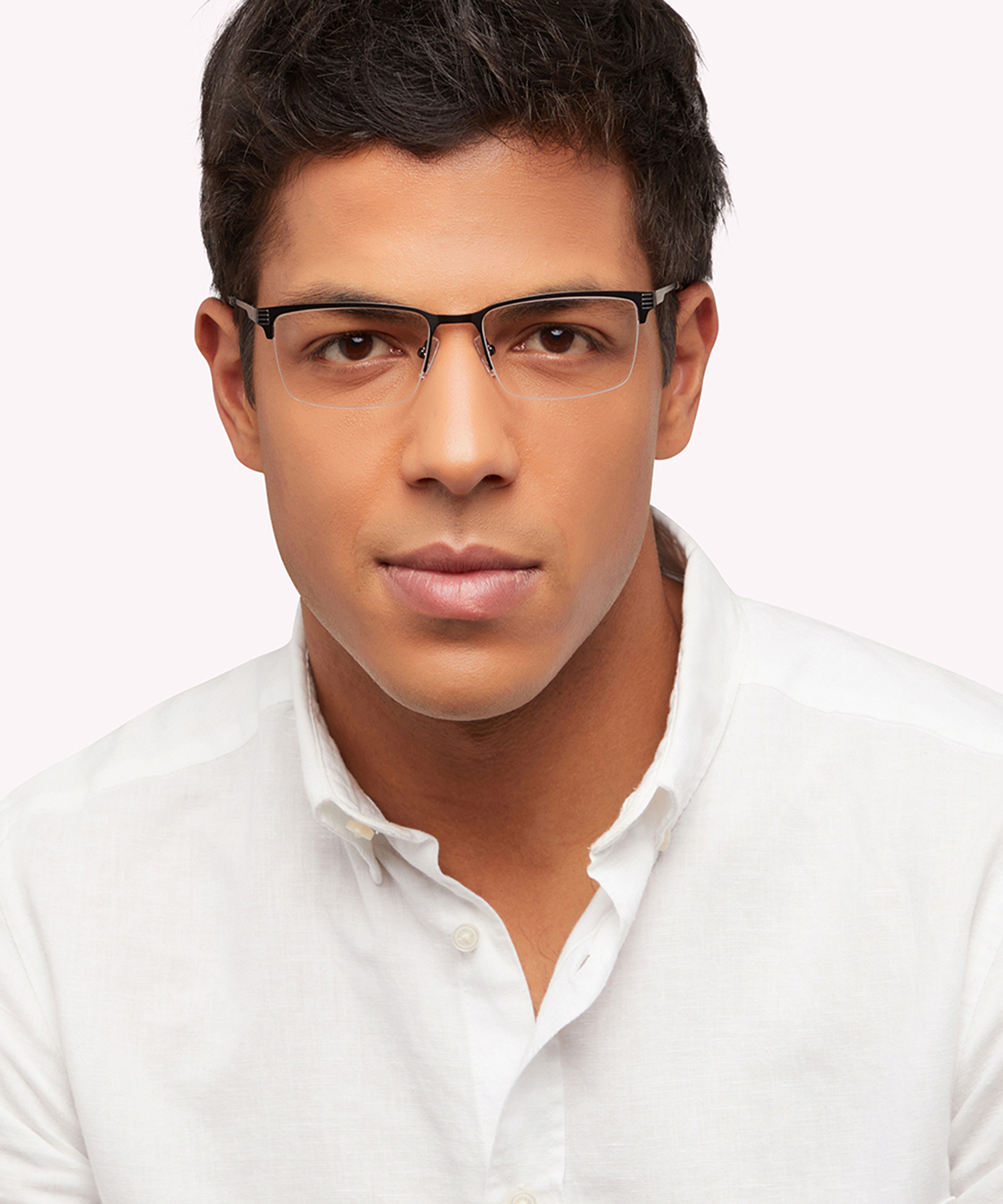 Goswell Gunmetal AcetateEyeglass Frames for Men for Glasses Direct
