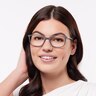 RB7208 Grey PlasticEyeglass Frames for Women for Glasses Direct
