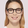 LV 1048 Black PlasticEyeglass Frames for Women for Glasses Direct