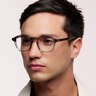 FT5836-B Grey AcetateEyeglass Frames for Men for Glasses Direct