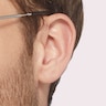 RB3694V Silver MetalEyeglass Frames for Men for Glasses Direct