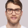 Gian Pink Havana PlasticEyeglass Frames for Men for Glasses Direct