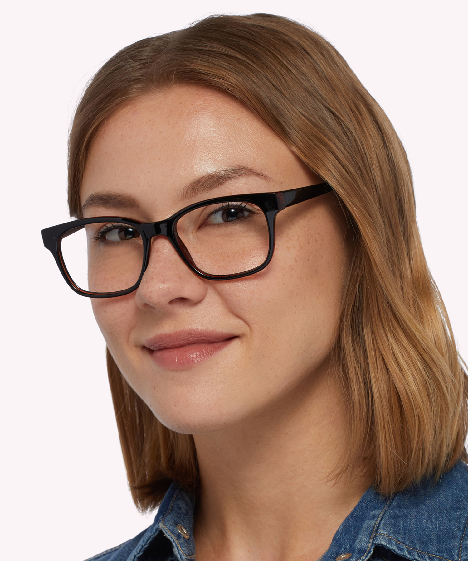 Diallo Black & Brown PlasticEyeglass Frames for Women for Glasses Direct