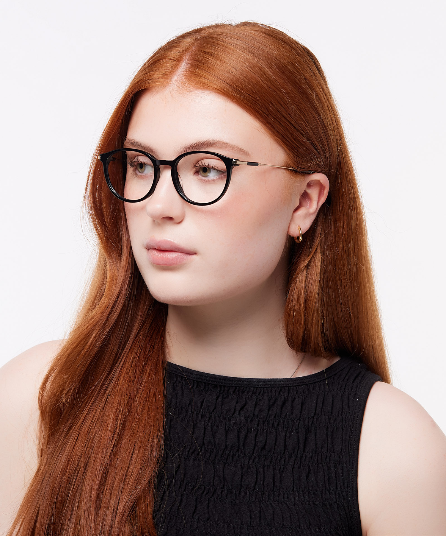 Kitty Black AcetateEyeglass Frames for Women for Glasses Direct