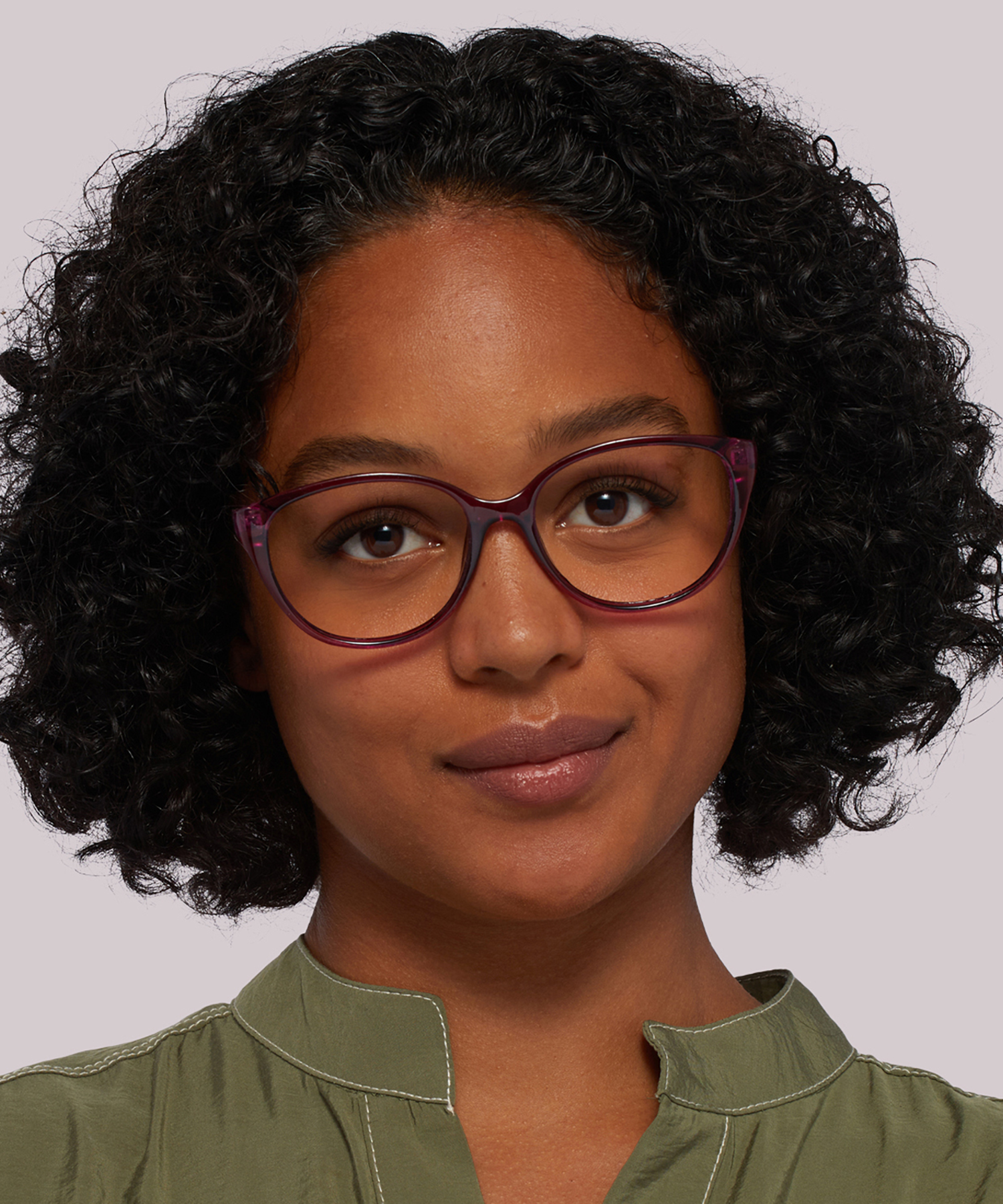 Dawn Shiny Purple PlasticEyeglass Frames for Women for Glasses Direct