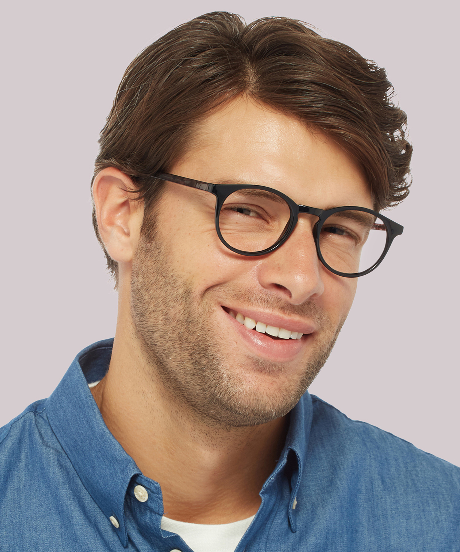 Deon Black PlasticEyeglass Frames for Men for Glasses Direct