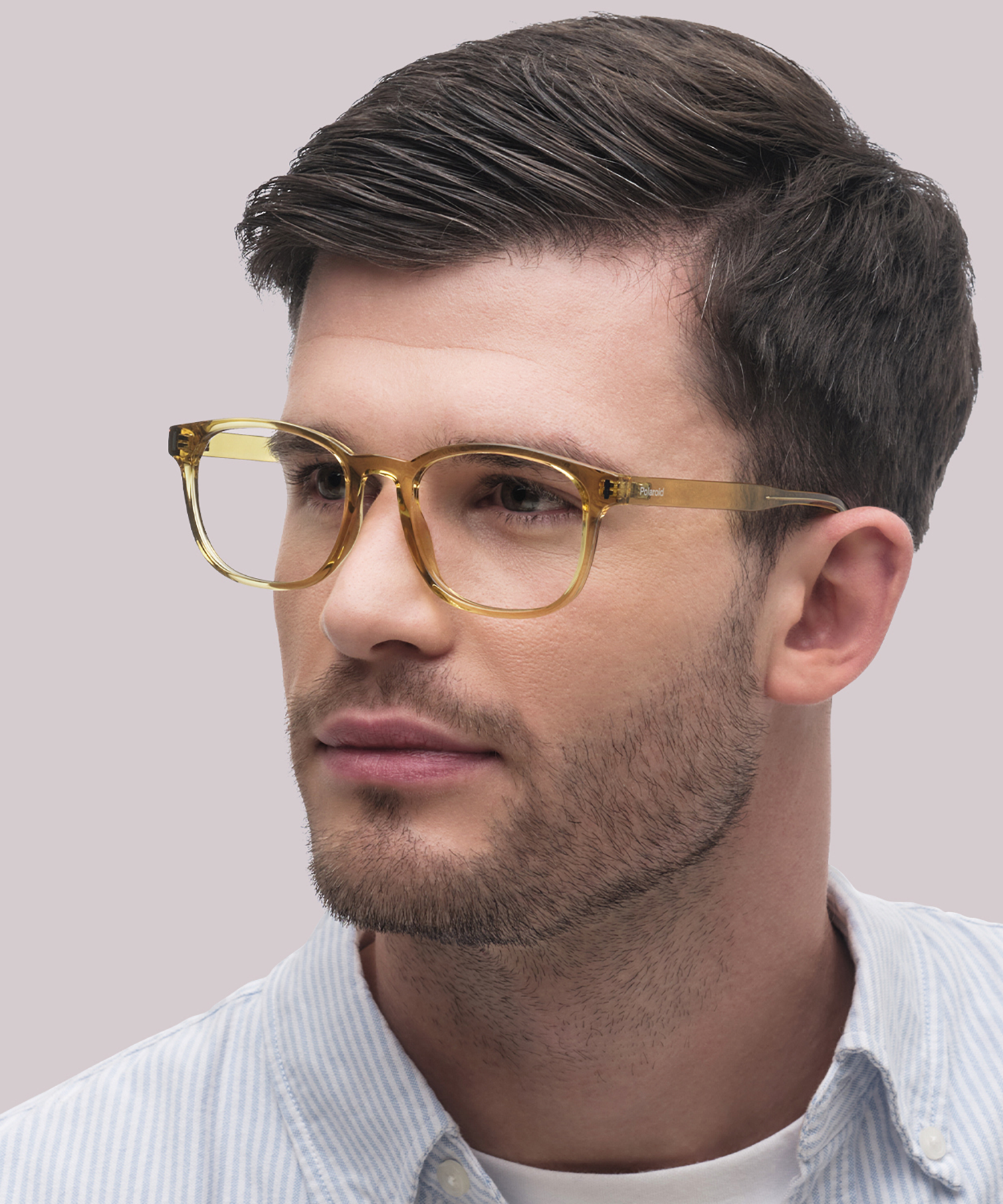 PLD D453 Yellow PlasticEyeglass Frames for Men for Glasses Direct