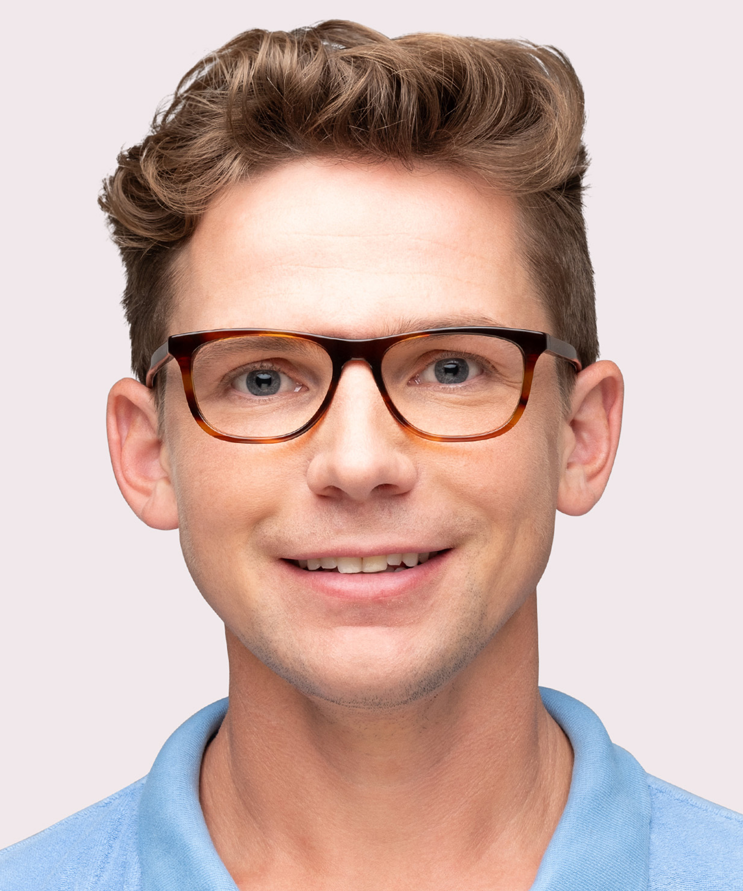 TB8262 Brown AcetateEyeglass Frames for Men for Glasses Direct