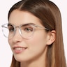 RB7140 Transparent PlasticEyeglass Frames for Women for Glasses Direct