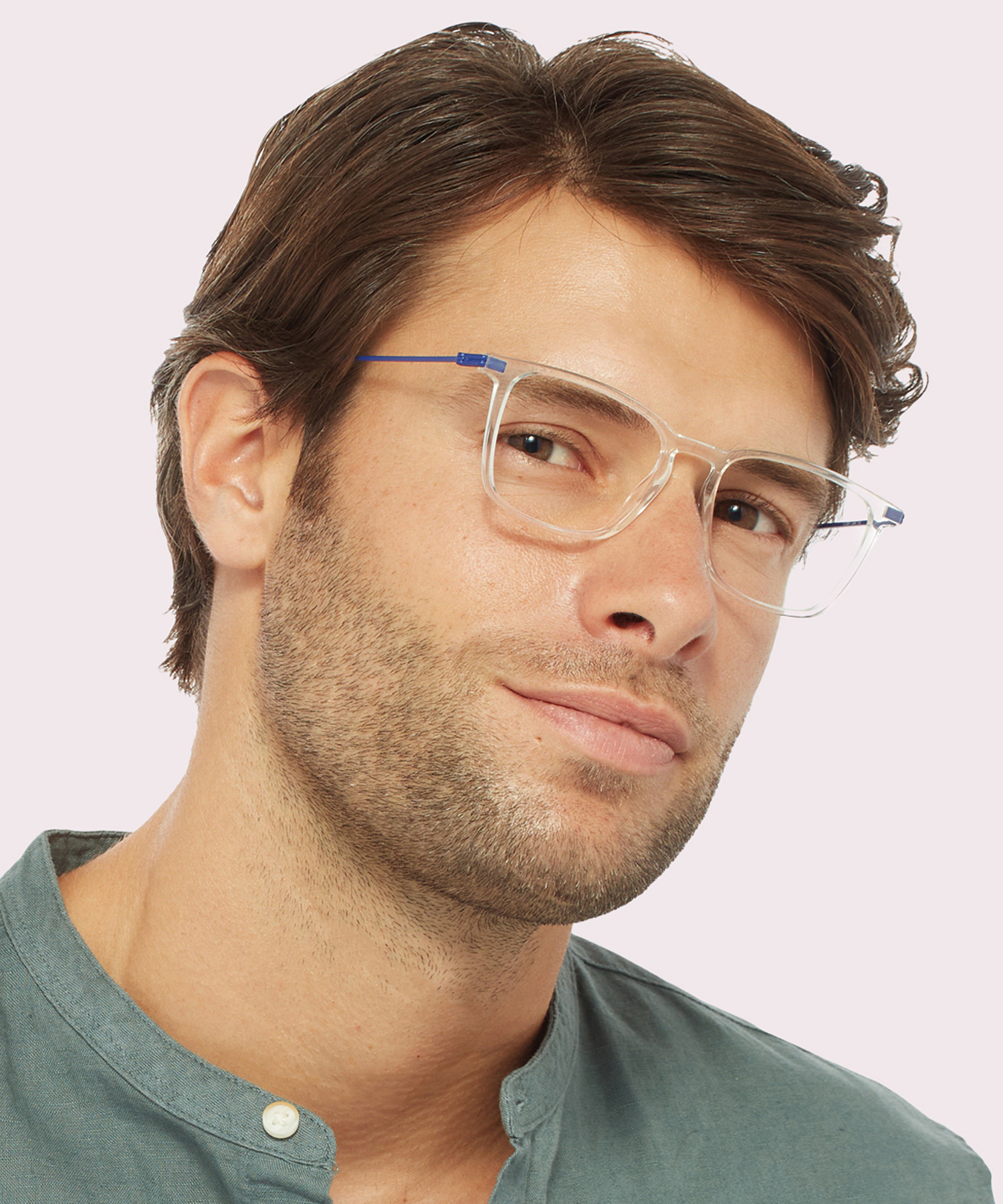 TJ 0061 Clear PlasticEyeglass Frames for Men for Glasses Direct