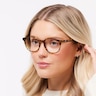East Light Tortoise AcetateEyeglass Frames for Women for Glasses Direct