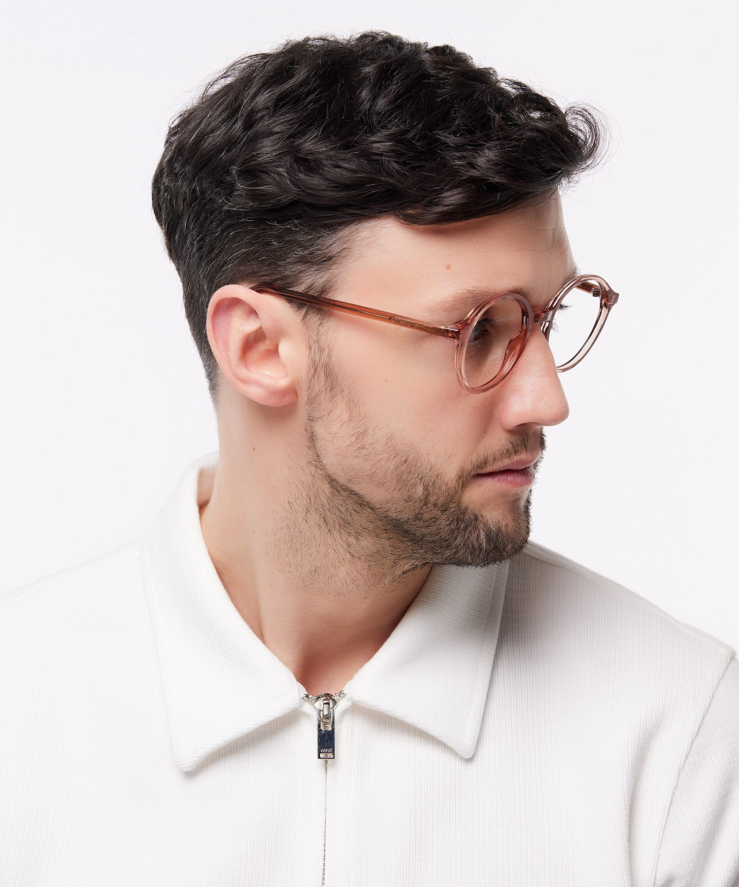 Kasia Crystal Pink PlasticEyeglass Frames for Men for Glasses Direct