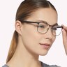 RB6363 Black MetalEyeglass Frames for Women for Glasses Direct