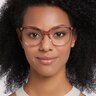 Chelsea Pink AcetateEyeglass Frames for Women for Glasses Direct