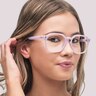 PLD D482 Purple Light PlasticSunglass Frames for Women for Glasses Direct