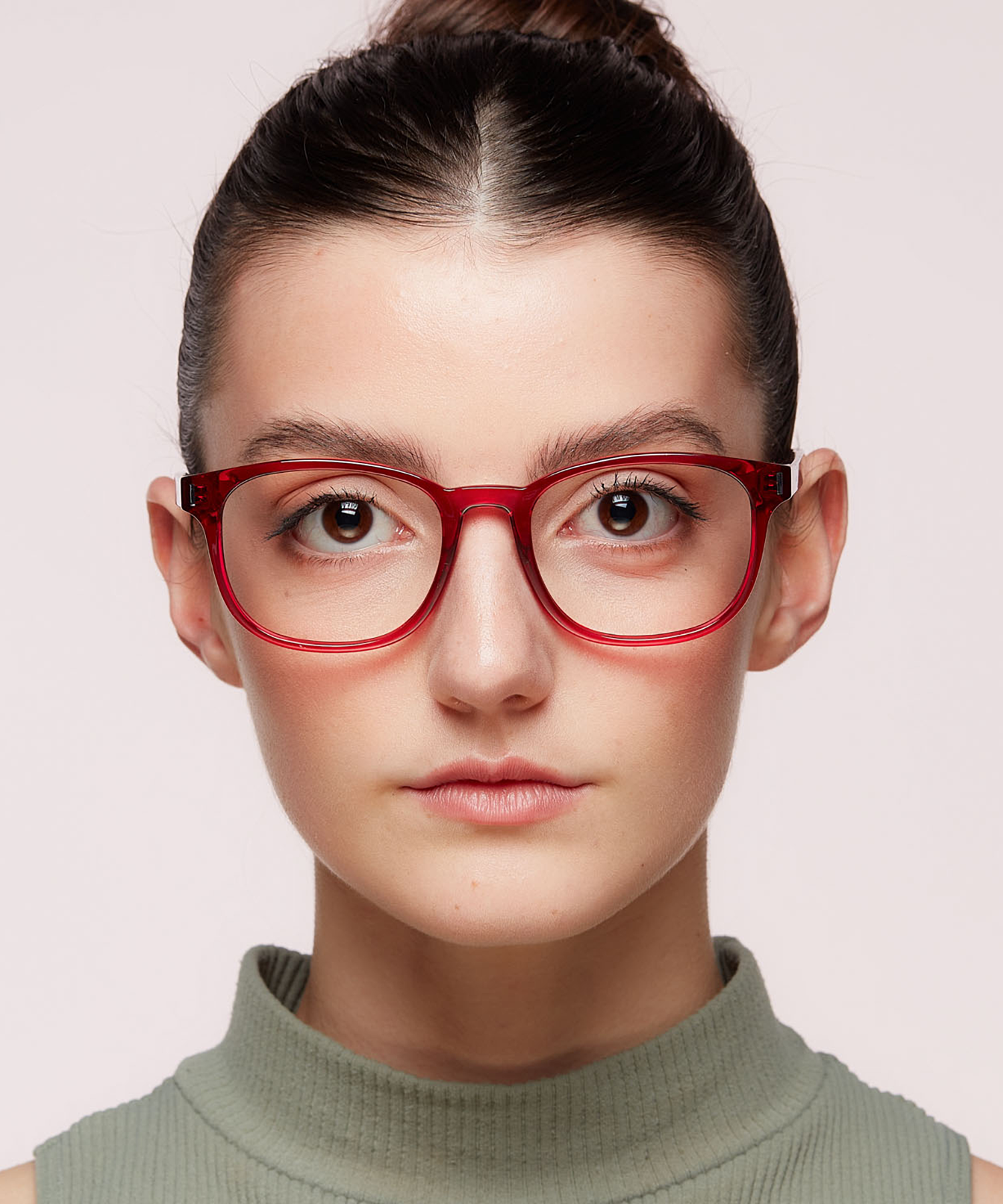 PLD D453 Red PlasticEyeglass Frames for Women for Glasses Direct
