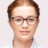 TB9177 Red AcetateEyeglass Frames for Women for Glasses Direct