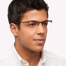 Goswell Gunmetal AcetateEyeglass Frames for Men for Glasses Direct