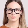 Costello Black AcetateEyeglass Frames for Women for Glasses Direct