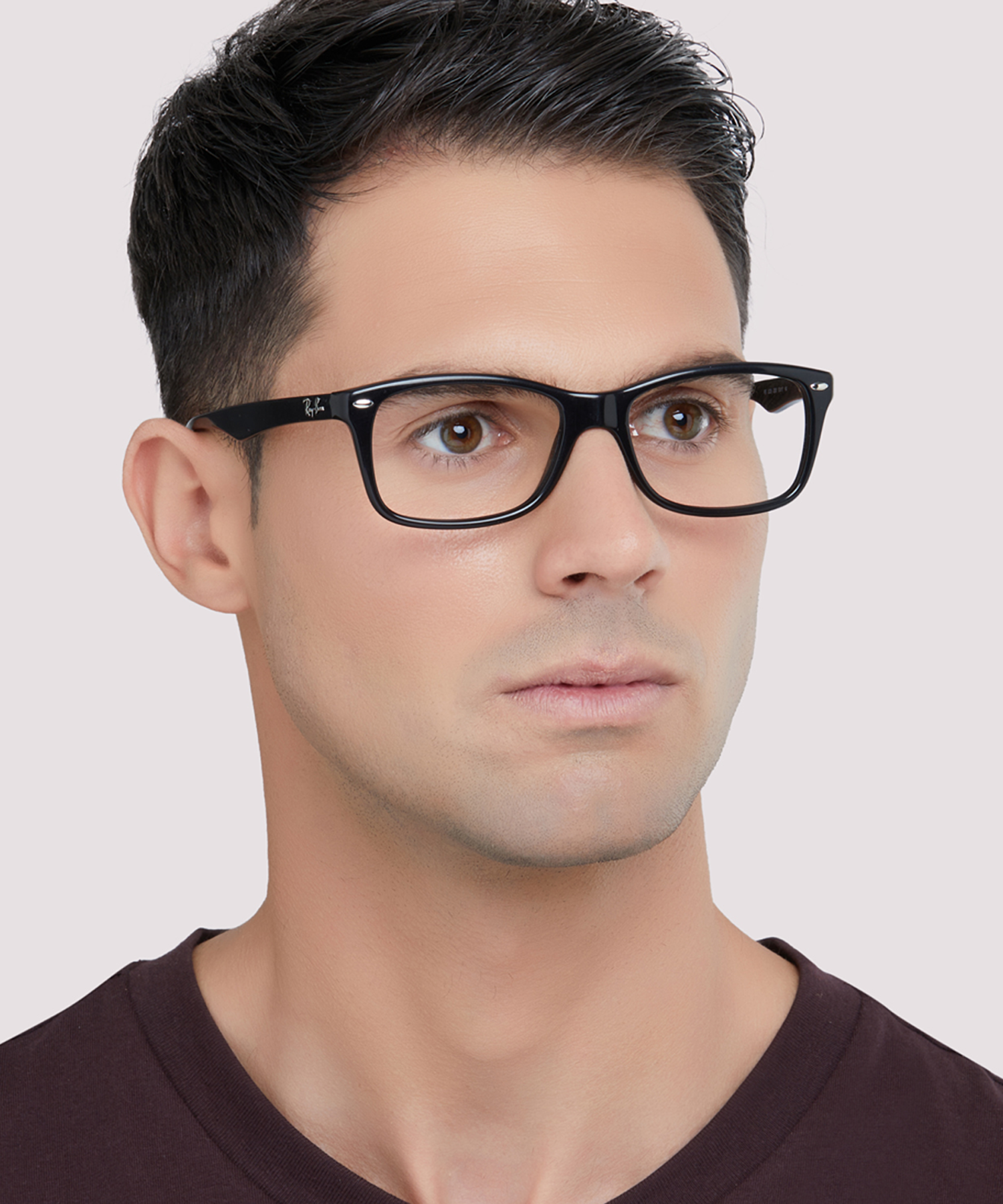 RB5228 Black AcetateEyeglass Frames for Men for Glasses Direct
