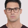 RB7066 Havana PlasticEyeglass Frames for Men for Glasses Direct