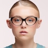 TF2244 Black AcetateEyeglass Frames for Women for Glasses Direct