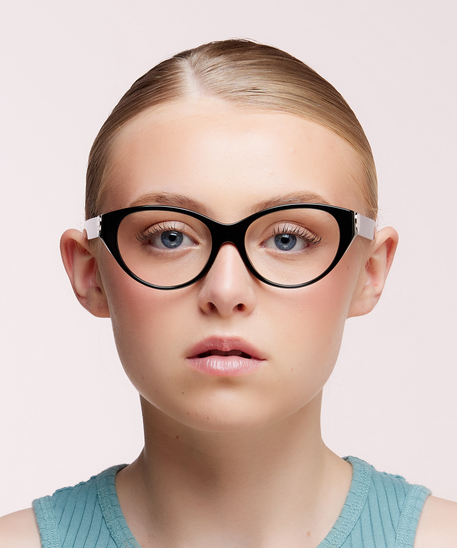 TF2244 Black AcetateEyeglass Frames for Women for Glasses Direct